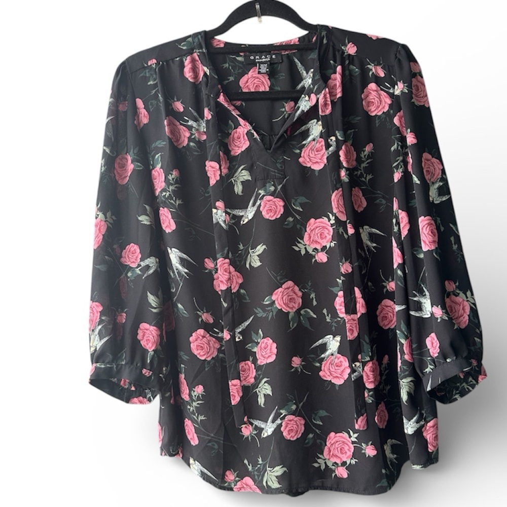 Grace Rose & Sparrow Blouse Top